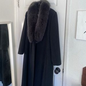 Marvin Richards Fur trimmed Trench coat